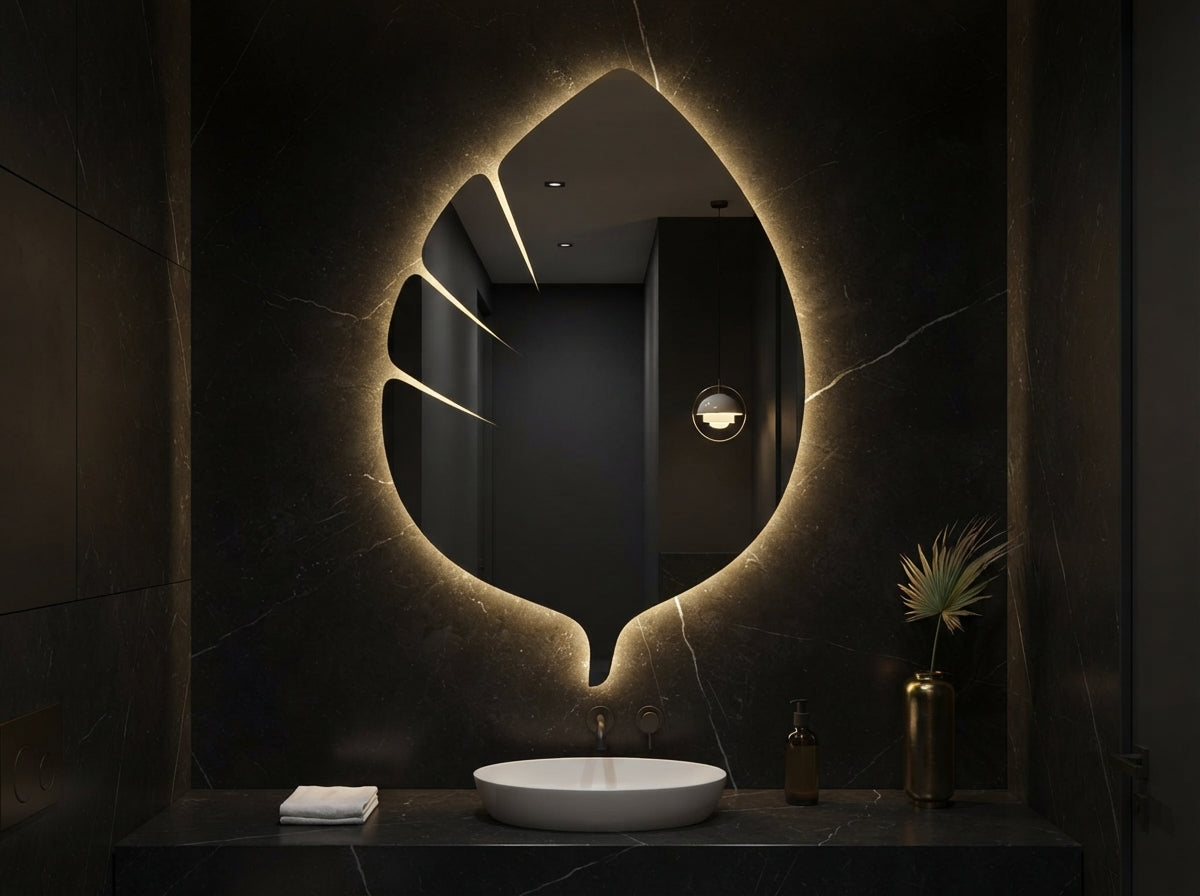 Premium Touch Sensor Dimmable LED Mirror – Single & Double Light | IQ Homes