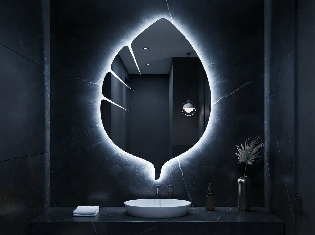 Premium Touch Sensor Dimmable LED Mirror – Single & Double Light | IQ Homes