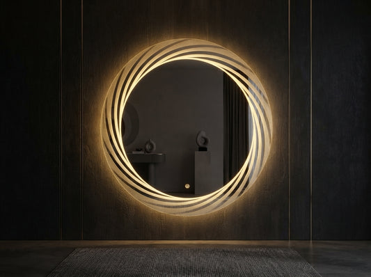 ✨  LED Wall Mirror – Smart & Stylish