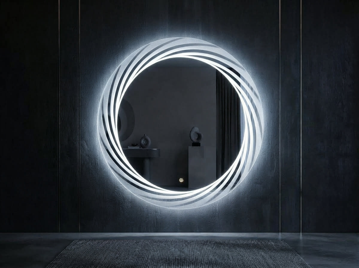 ✨  LED Wall Mirror – Smart & Stylish