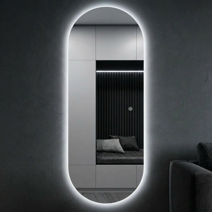 Elegant LED Mirror with Smart Touch Control