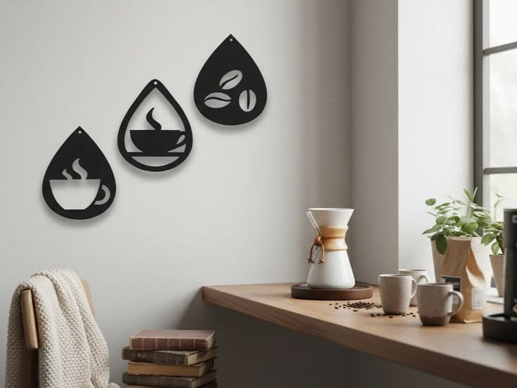 Modern Acrylic Kitchen Wall Decor