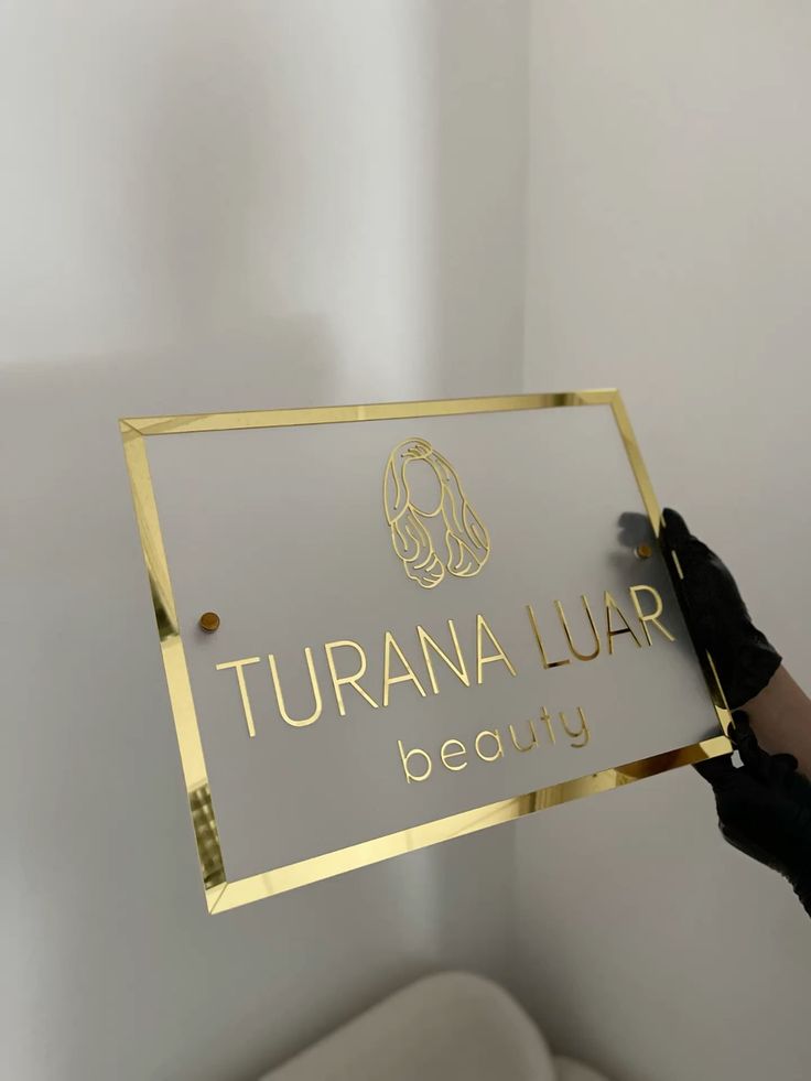 Elegant Custom Nameplate | Personalized Door Sign