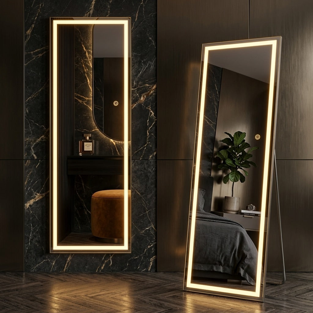 Stylish Touch LED Mirror with Touch Sensor