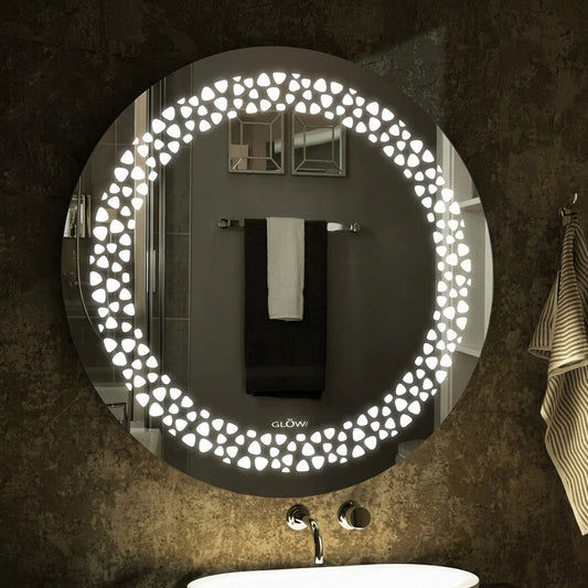 Round LED Wall Mirror -Smart  &  Stylish Premium