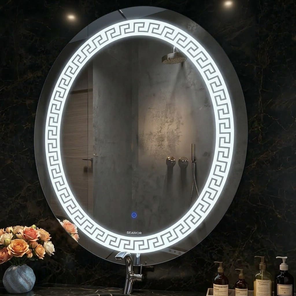 Round LED Wall Mirror  - Smart & Stylish