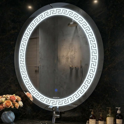Round LED Wall Mirror  - Smart & Stylish