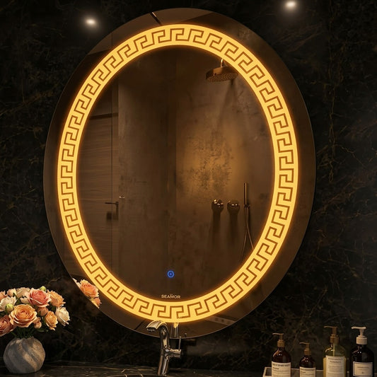 Round LED Wall Mirror  - Smart & Stylish