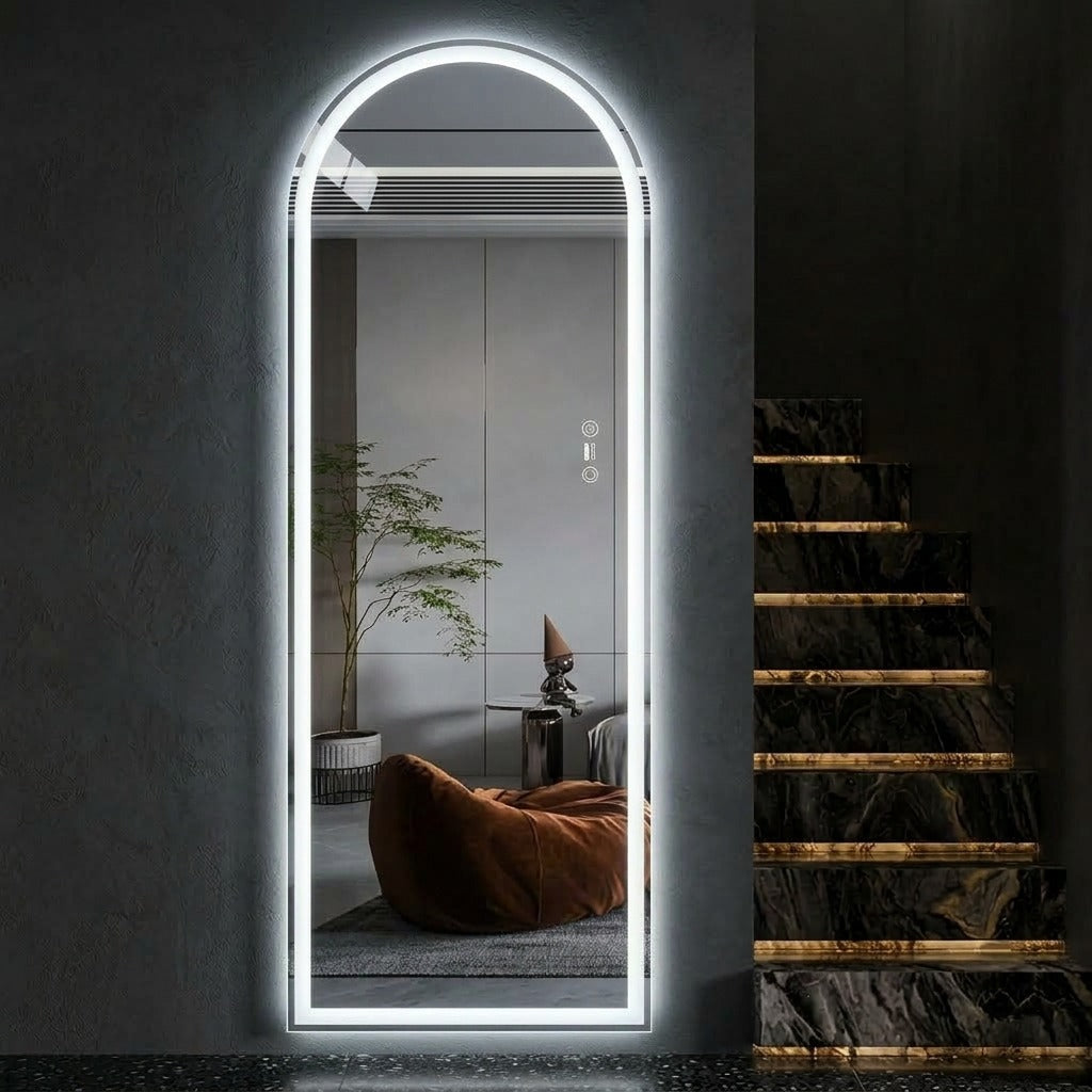 Stylish LED Mirror with Touch Sensor
