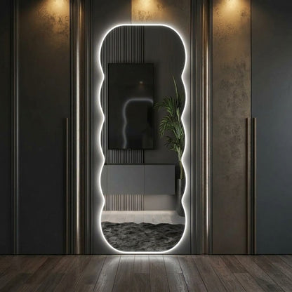 Modern LED Mirror with Touch Sensor