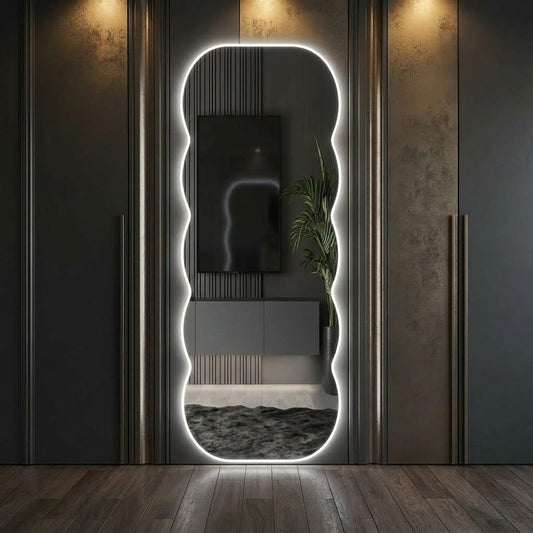 Modern LED Mirror with Touch Sensor