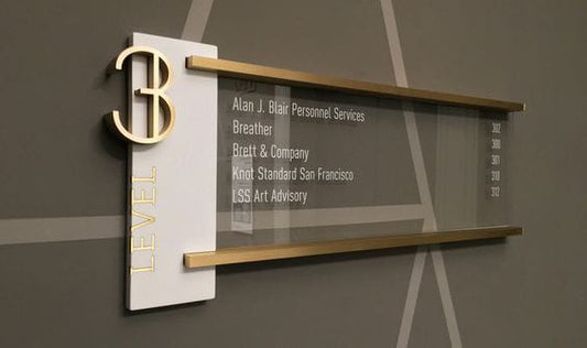 Personalized Custom Nameplate | Modern Door Sign