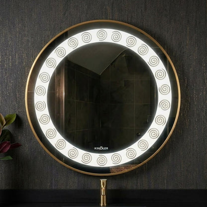 Designer Round LED Mirror - Touch Sensor