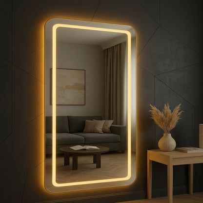 Modern & Stylish LED Mirror with Touch Sensor
