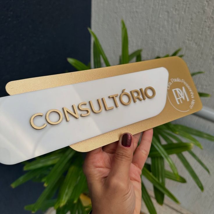 Personalized Custom Nameplate | Modern Door Sign