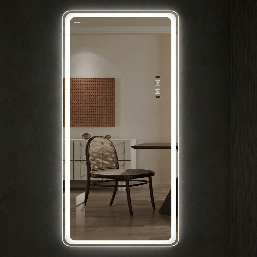 LED Mirror with Touch Sensor Single & Double Light