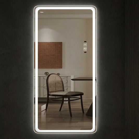 LED Mirror with Touch Sensor Single & Double Light