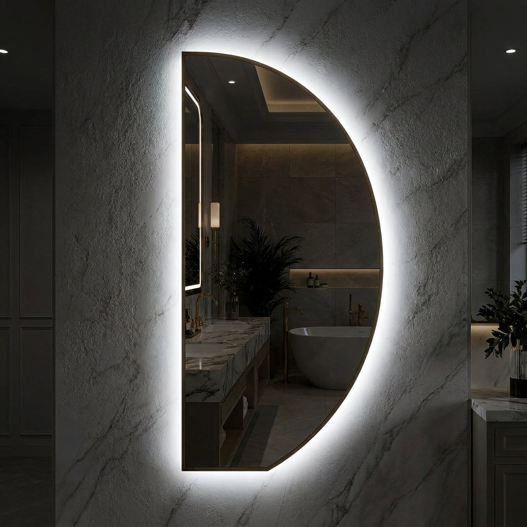 LED Wall Mirror – Double LED Dimmable | Warm White Touch Sensor Large Dressing Mirror