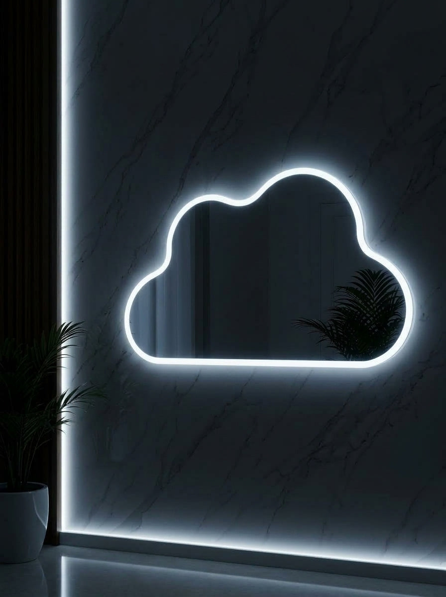 LED Wall Mirror – Double LED Dimmable | Warm White Touch Sensor Vanity Mirror