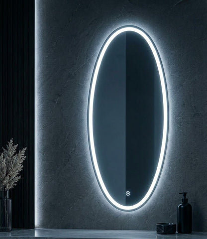 LED Wall Mirror – Double LED Dimmable | Warm White Touch Sensor Rectangular Mirror