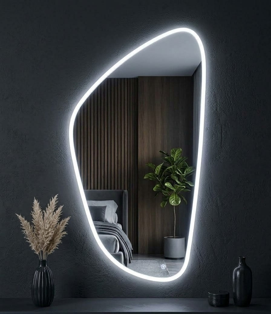 LED Wall Mirror – Double LED Dimmable | Warm White Touch Sensor Bathroom & Dressing Mirror