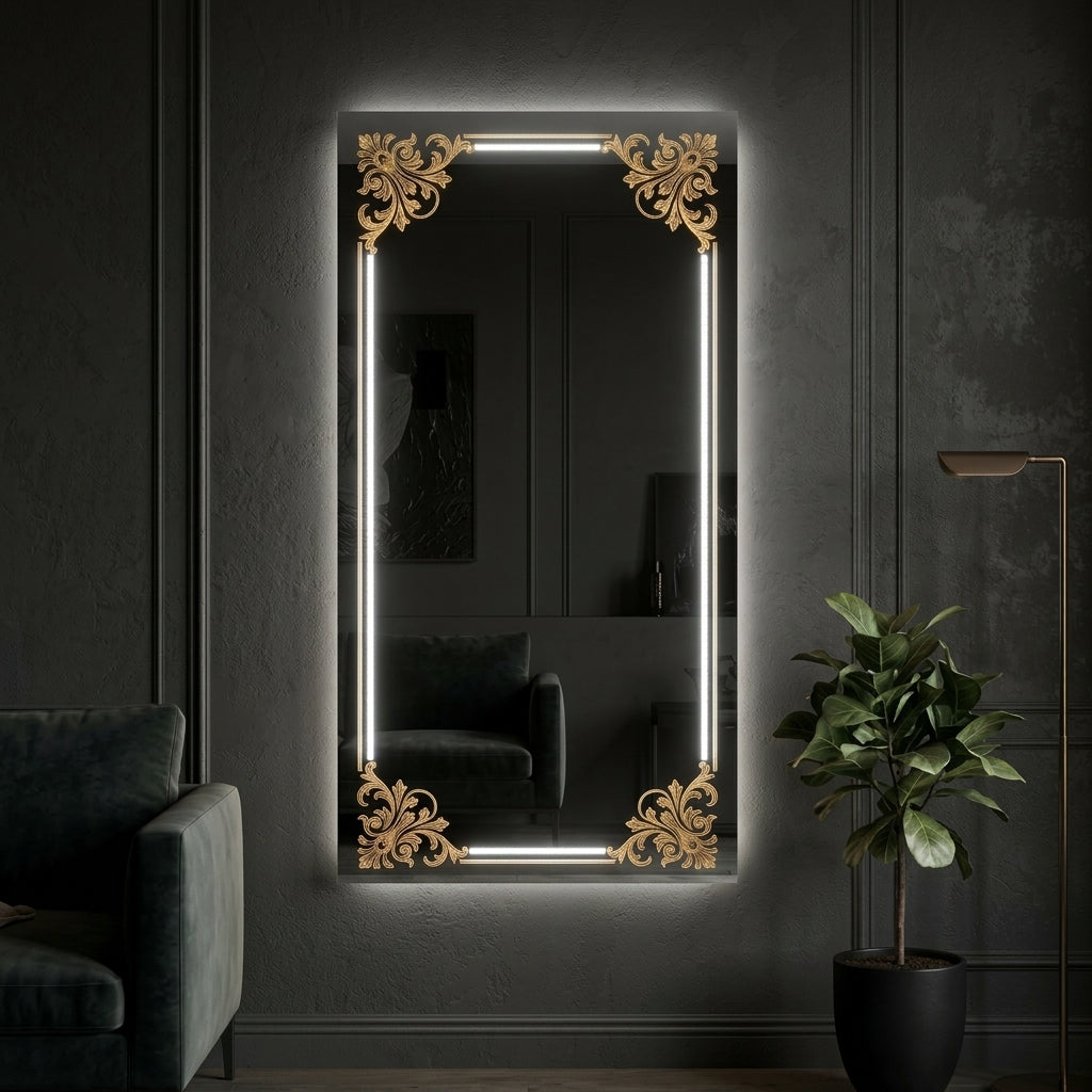 Crustal Square LED Mirror Premium Edition