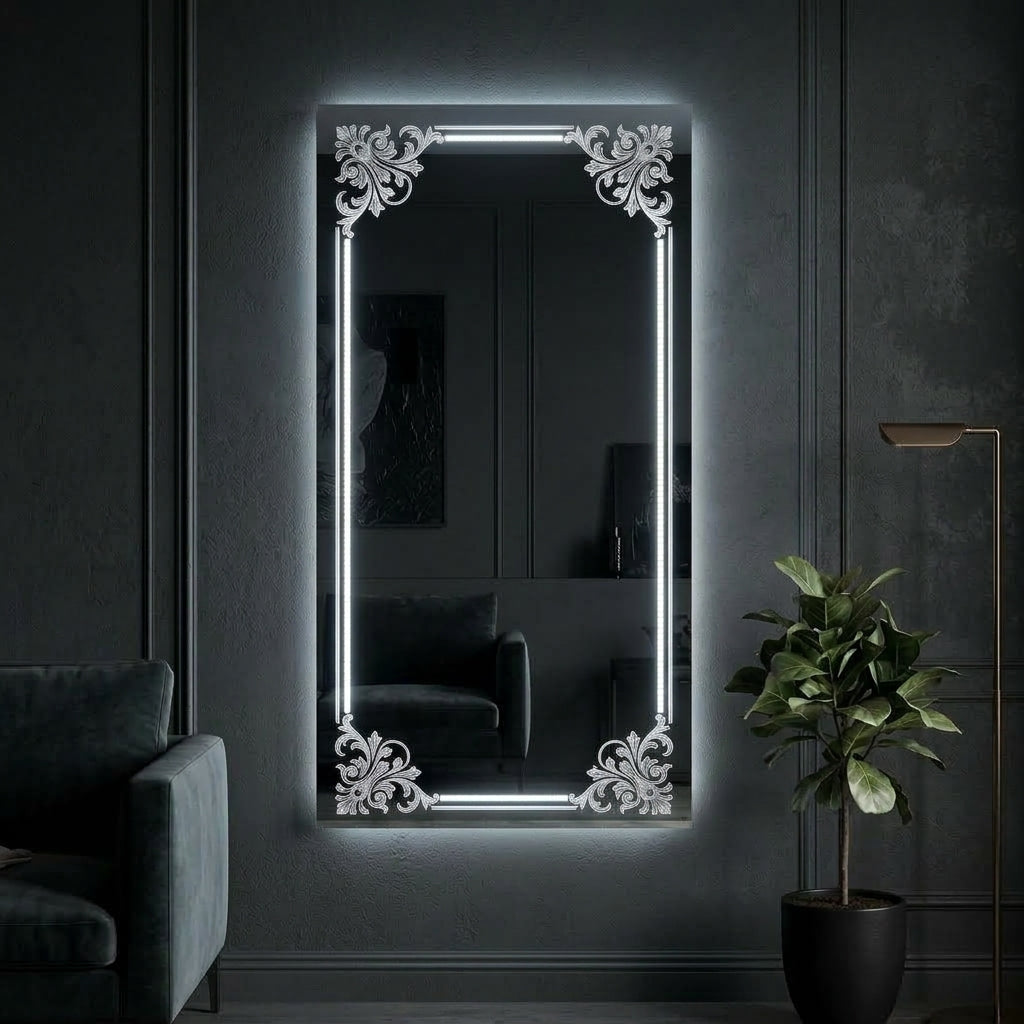 Crustal Square LED Mirror Premium Edition