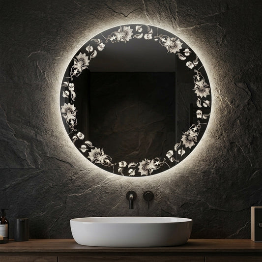Modern Touch Sensor Mirror – Single & Double Light Options