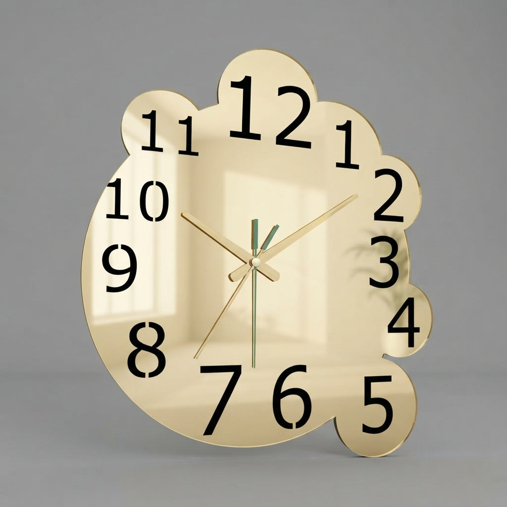 Modern Acrylic Decorative Wall Clock – Elegant Timepiece for Home