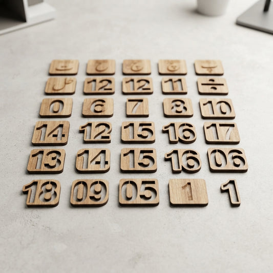 Stylish Kids Learning Stencils Alpha Numeric DMAS Mathematics Wooden Puzzle toys