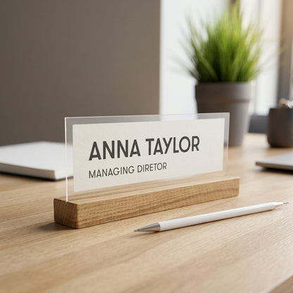 Custom Acrylic Logo – Elegant Brand Wall Sign