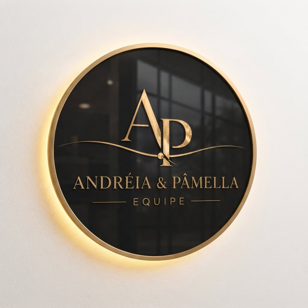 Custom Acrylic Business Logo Sign | With LED & Without LED