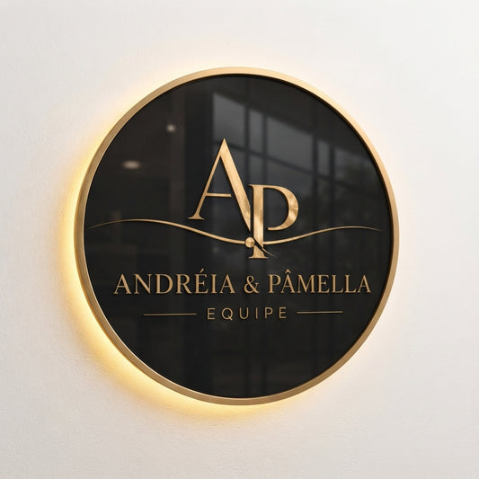 Custom Acrylic Business Logo Sign | With LED & Without LED