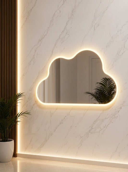 LED Wall Mirror – Double LED Dimmable | Warm White Touch Sensor Vanity Mirror