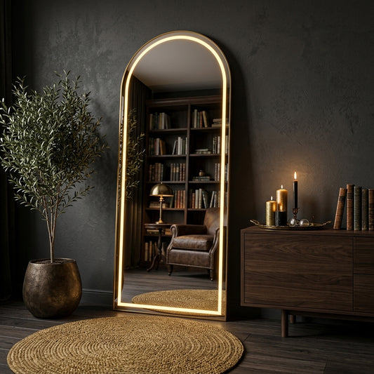 Modern and Stylish Leaning Standing Mirror