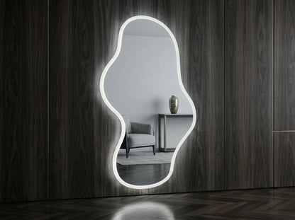 LED Wall Mirror  – Smart & Stylish Irregular Oval