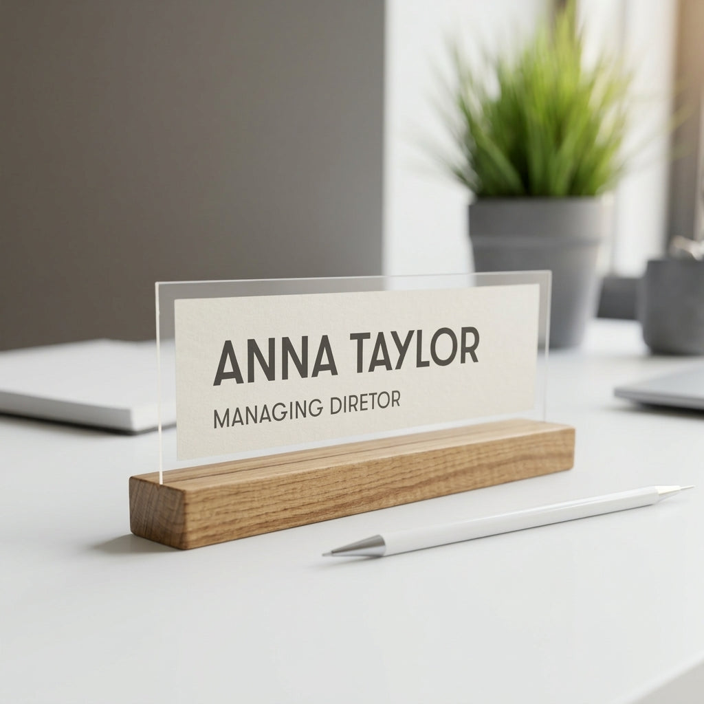 Custom Acrylic Logo – Elegant Brand Wall Sign