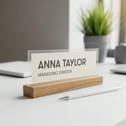 Custom Acrylic Logo – Elegant Brand Wall Sign