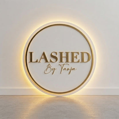 Custom Acrylic Business Logo Sign | With LED & Without LED