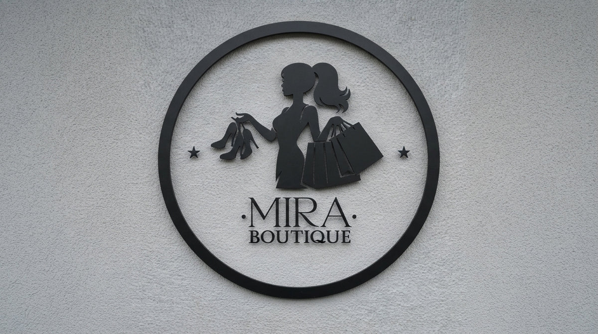 Custom  Acrylic Business Logo Sign | With LED & Without LED
