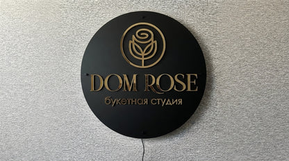 Custom Acrylic Business Logo Sign | With LED & Without LED