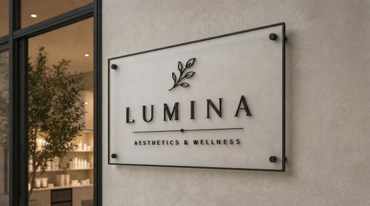 Custom Acrylic Business Logo Sign | With LED & Without LED
