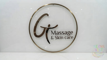 Custom  Acrylic Business Logo Sign | With LED & Without LED