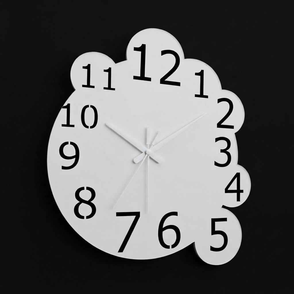 Modern Acrylic Decorative Wall Clock – Elegant Timepiece for Home