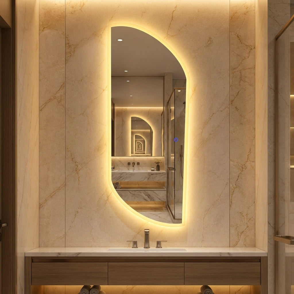 Premium LED Wall Mirror | Modern Luxury Mirror With