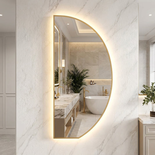 LED Wall Mirror – Double LED Dimmable | Warm White Touch Sensor Large Dressing Mirror