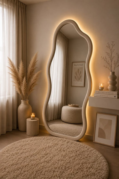Luxury and Elegant Floor Length Standing Mirror