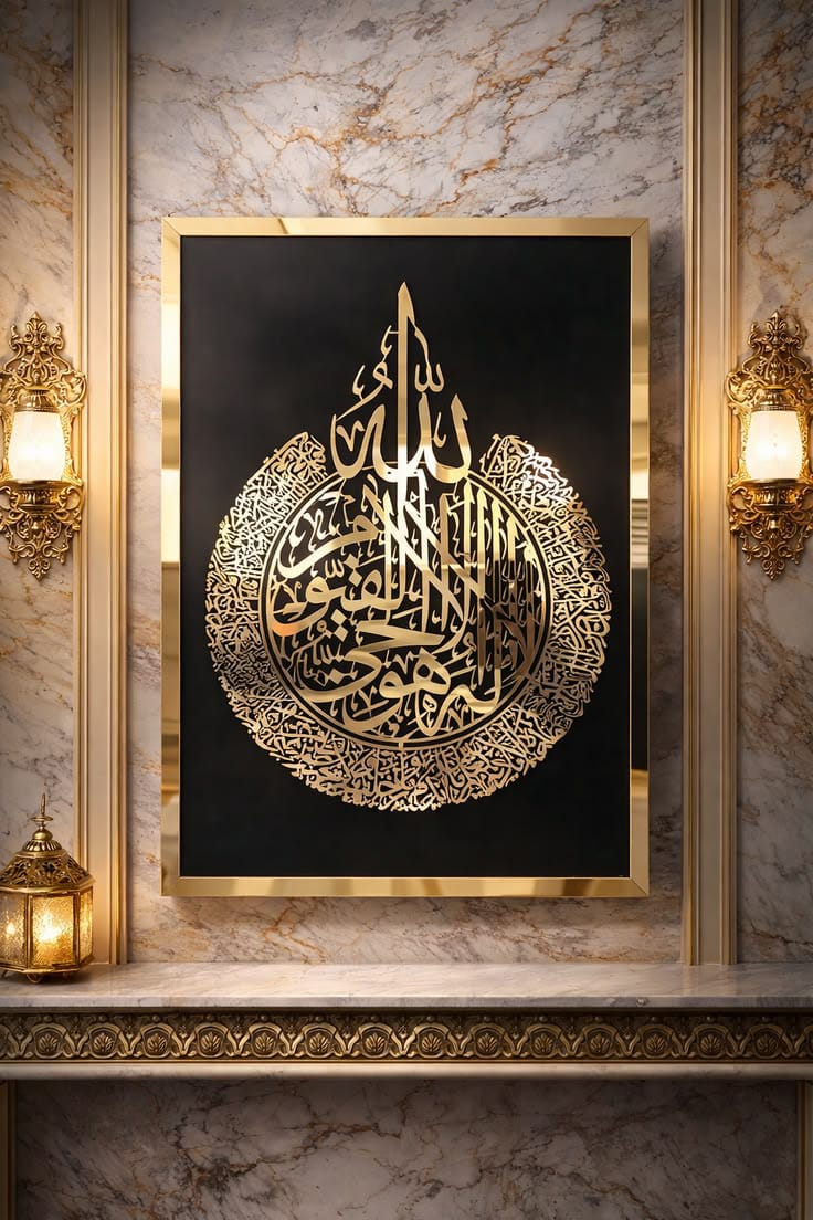 Premium Calligraphy Décor – Elegant Acrylic Home Accent
