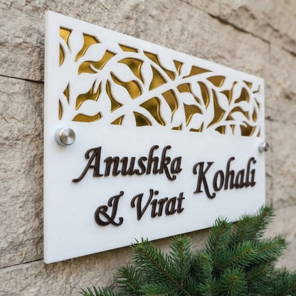 Premium Acrylic Name Plate – Elegant Personalized Entrance Décor