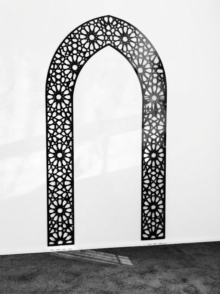 Elegant Mehrab  Wall Decor Prayer Area Room - Namaz Decor Piece